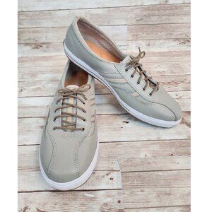 Keds Shoes Womens 7.5 Casual Comfort Lace Up Sneakers WH46568 Beige Neutral